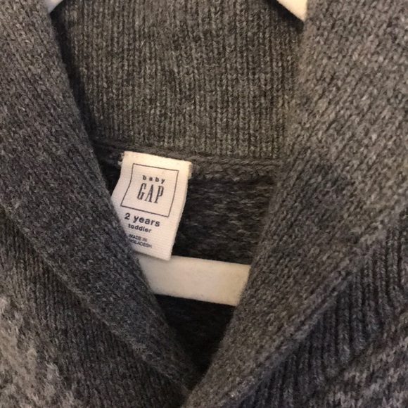 Baby GAP Wool button up pullover sweater - Picture 2 of 6